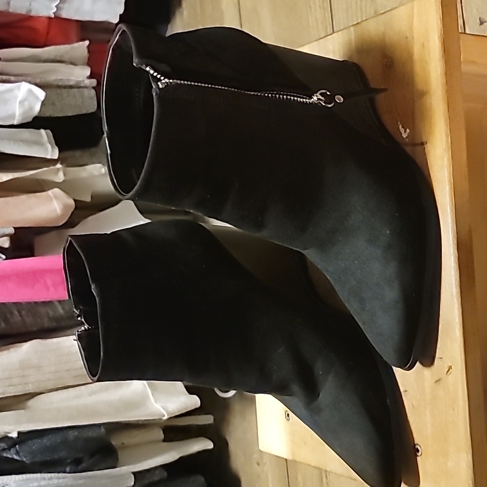 Just fab wedged booties